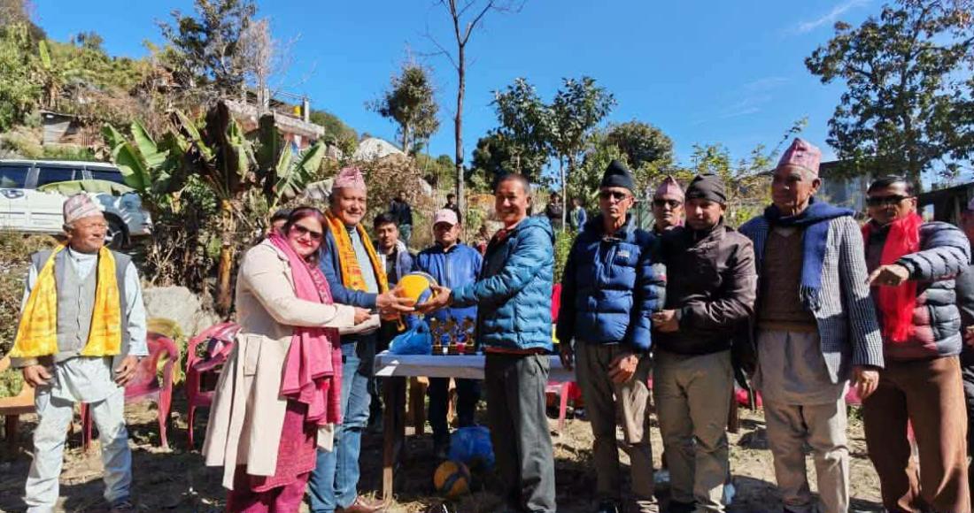 भीमेश्वरमा वडा स्तरीय खुल्ला भलिबल प्रतियोगिता सुरु, ६ टोलीबीच प्रतिस्पर्धा