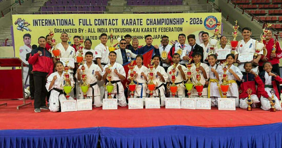 WKKO अन्तर्राष्ट्रिय फुल कन्ट्याक्ट कराँतेमा नेपालको दबदबा, ८ स्वर्णसहित १५ पदक