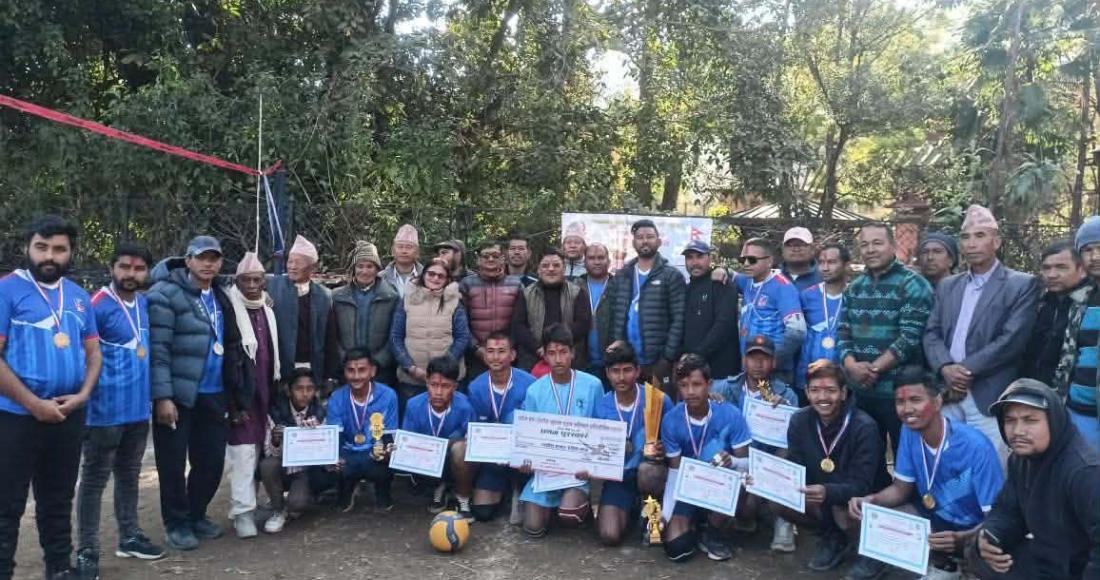 भीमेश्वर–४ मा खुला भलिबल प्रतियोगिता सम्पन्न, टहले गुठी प्रथम