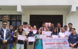 दोलखामा स्वास्थ्यकर्मीलाई ६ दिने CBIMNCI तालिम