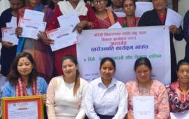 वैतेश्वर-८ मा अचार बनाउने तालिम सम्पन्न