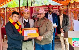 पत्रकार सुवास बस्नेत सम्मानित