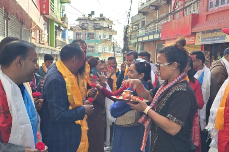 दोलखा उद्योग वाणिज्य संघमा एमाले–रास्वपा प्यानल 'क्लिन स्वीप', सनत थापाको प्यानल विजयी