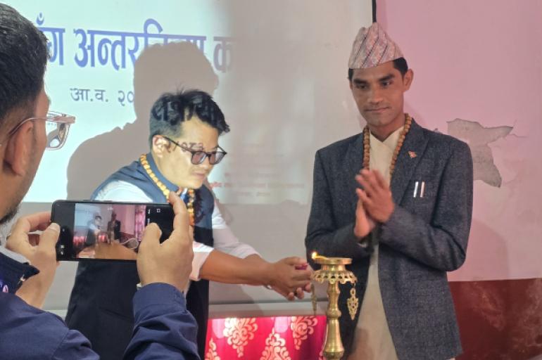 दोलखामा आयुर्वेद चिकित्सालयद्वारा पत्रकारहरूसँग अन्तरक्रिया, स्वास्थ्य प्रवर्द्धनमा सहकार्यको जोड