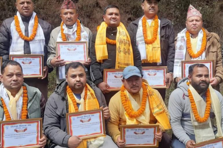 दोलखा वितरक संघको नयाँ नेतृत्व चयन, खड्का अध्यक्षमा निर्वाचित