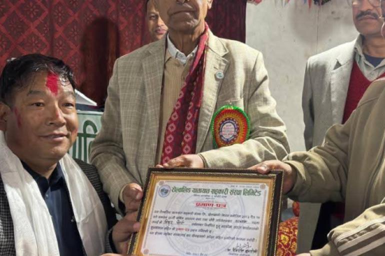 मिङ्गुर शेर्पाको नेतृत्वमा रोल्वालिङ यातायात सहकारी अगाडि बढ्ने