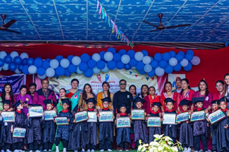 जुरिच मोन्टेस्वरीको दीक्षान्त तथा जेष्ठ नागरिक सम्मान कार्यक्रम सम्पन्न